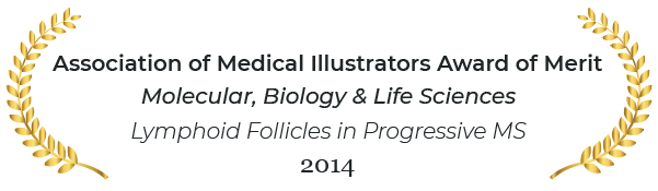Association of medical illustrators award of merit in molecular, biology and life sciences